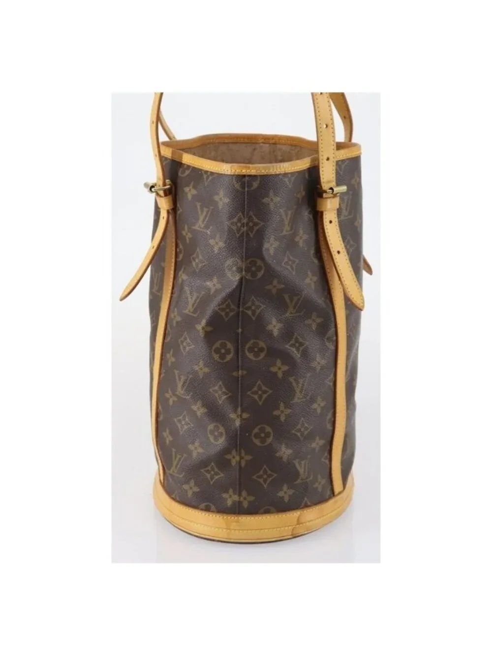 Authentic LOUIS VUITTON Monogram Bucket GM Shoulder Bag M42236 LV